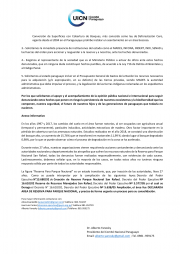 Las Organizaciones Paraguayas que formamos parte de la UICN