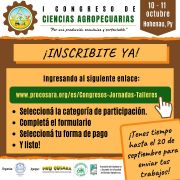 I Congreso de Ciencias Agropecuarias y I Jornada de Jóvenes Investigadores